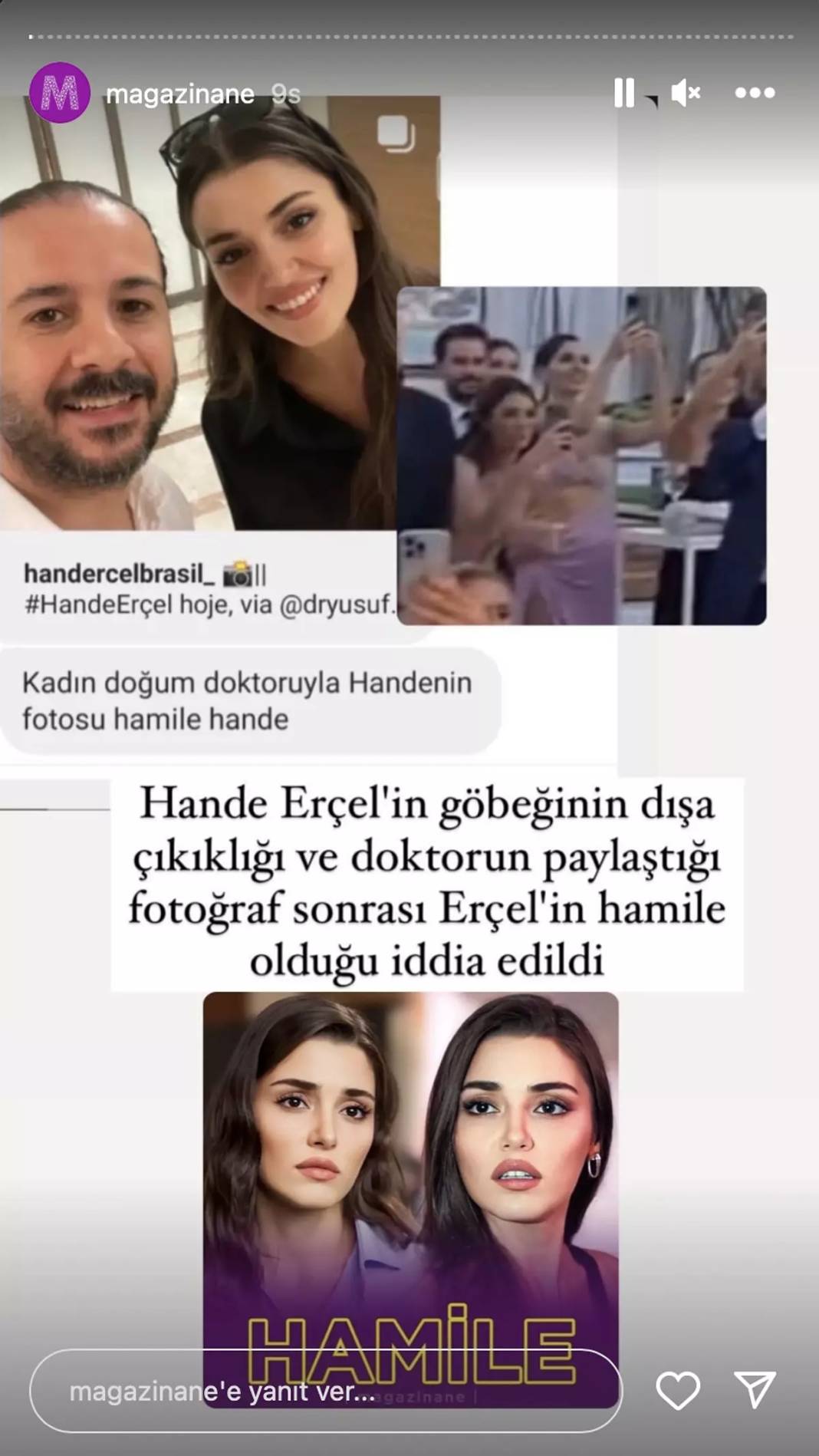 Hande Erçel'in hamile olduğu iddia edilmişti! Doktorundan şok açıklama geldi, Hakan Sabancı’yla nikah... 7